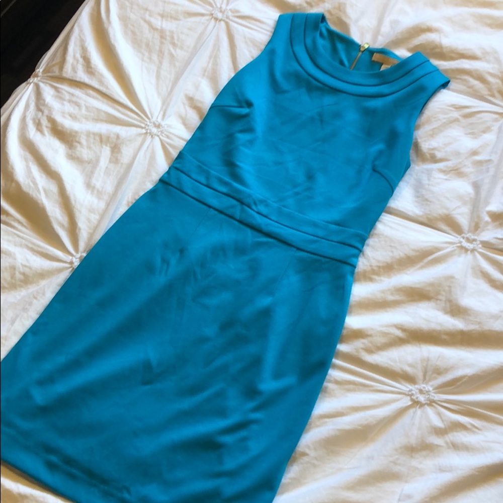 Banana republic bright blue dress